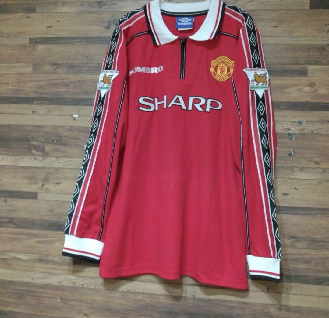 UMBROマンチェスターユナイテッド　98年　ユニフォームベッカム マンチェスターユナイテッド 98/99 #7 ベッカム ユニフォーム