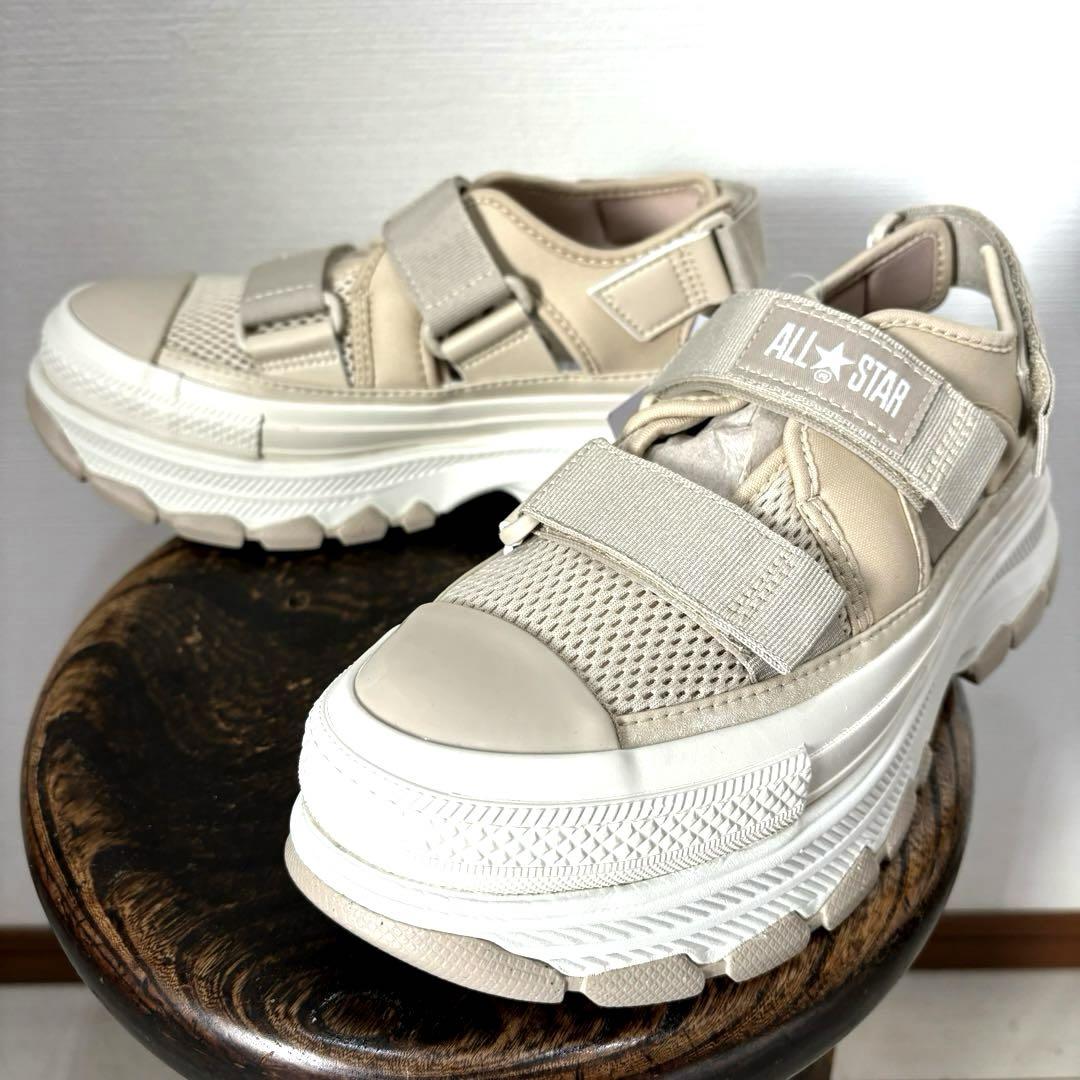 25.5 新品 コンバース レディース 厚底 サンダル トレックウエーブ