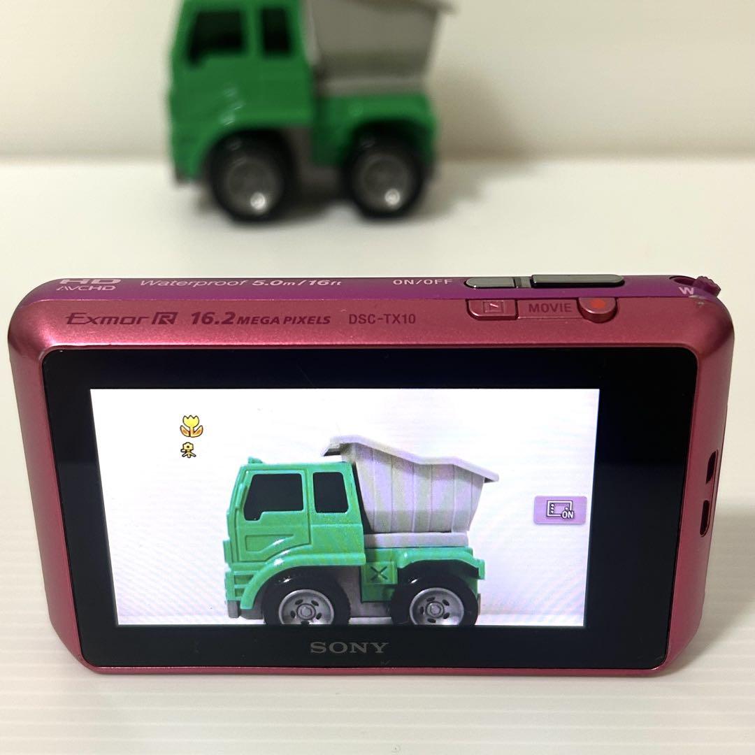 【動作OK】SONY Cyber-shot DSC-TX10 デジカメ　防水