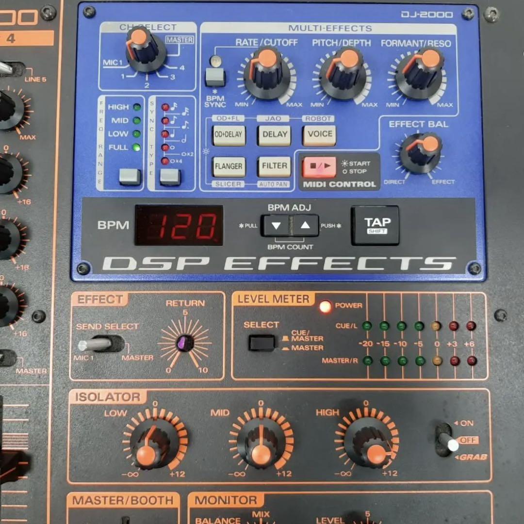 ROLAND DJ-2000 ミキサー 説明書・電源ケーブル付き