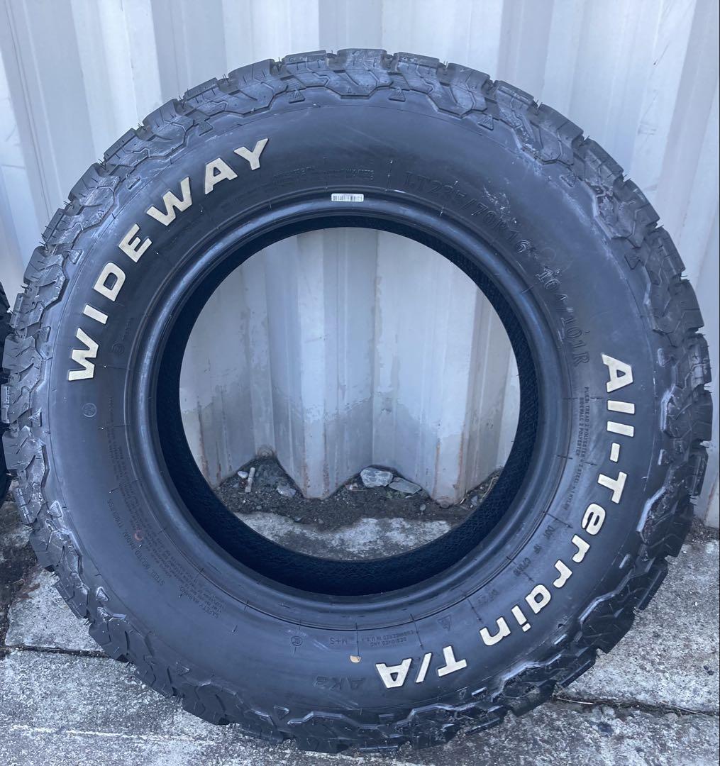 【中古】WIDEWAY 235/70/16 4本