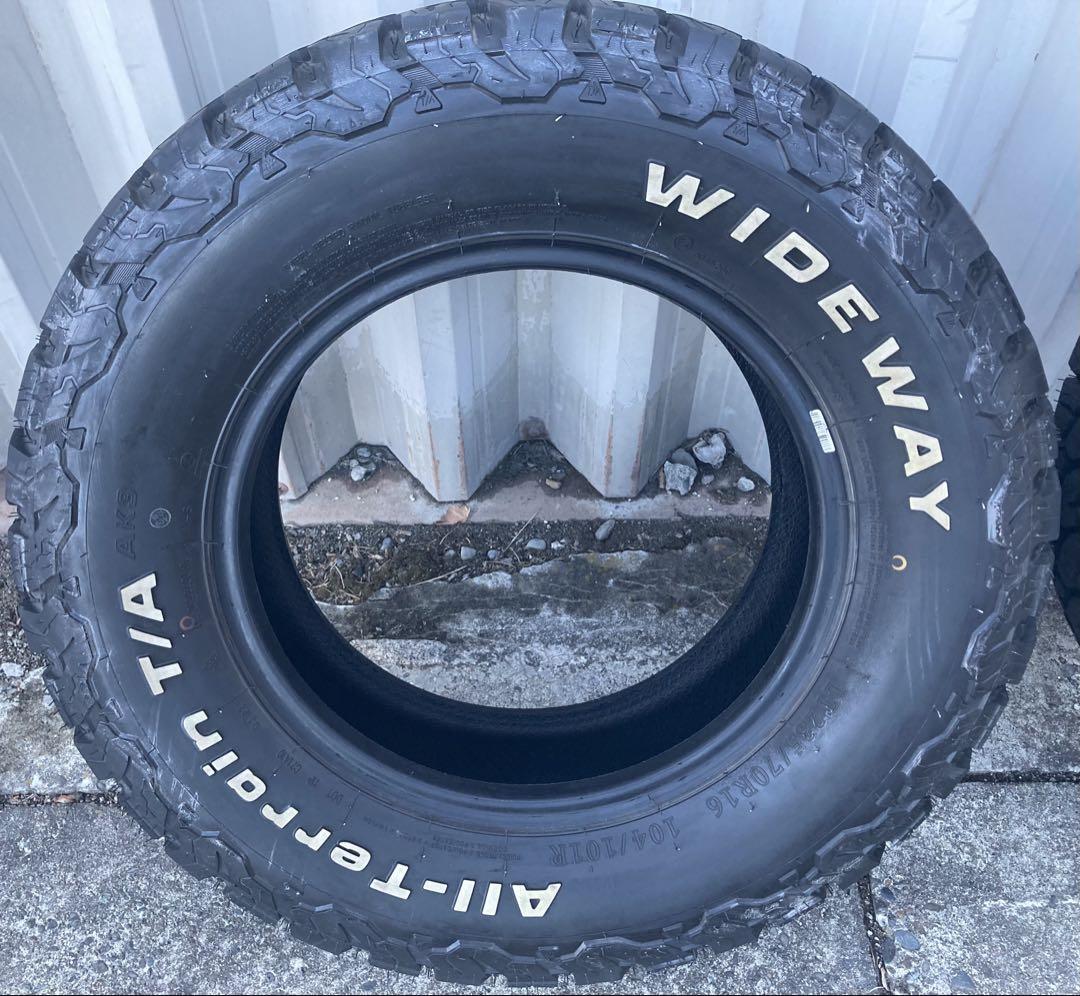 【中古】WIDEWAY 235/70/16 4本