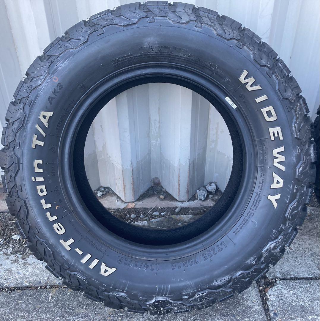 【中古】WIDEWAY 235/70/16 4本