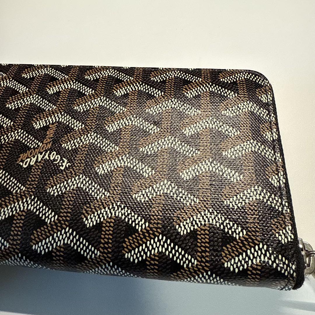 レシート付属　正規品【未使用級】goyard 長財布　マティニョンGM　ブラック