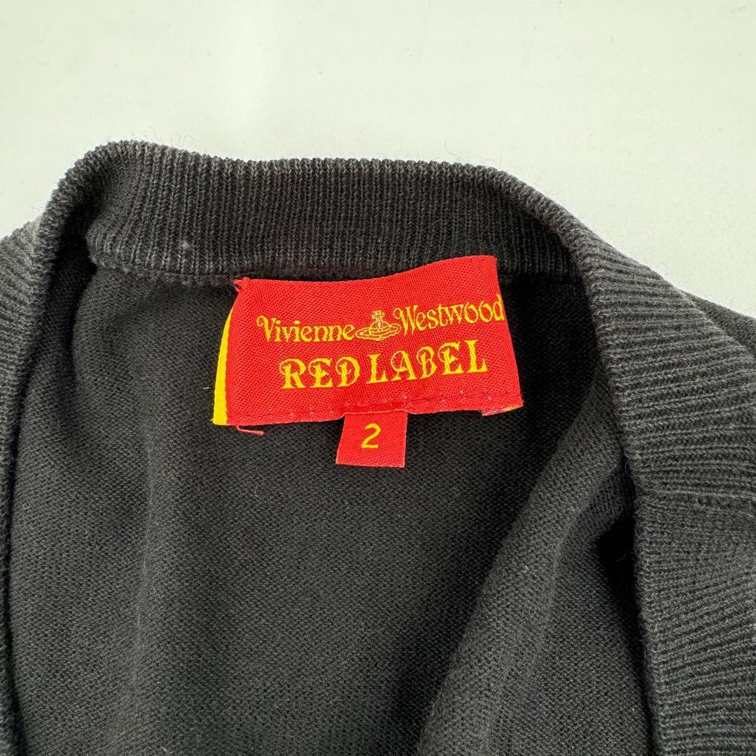 美品 vivienne westwood カーディガン オーブ刺繍 M 黒