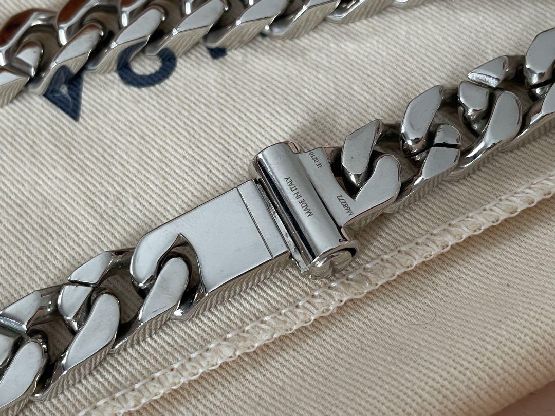 LOUIS VUITTON コリエLVチェーンリンクスネックレス