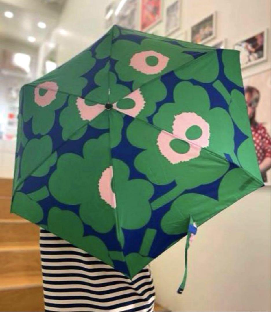 ◎新品未使用◎マリメッコ　marimekko 折り畳み傘　60周年　ラスト1点