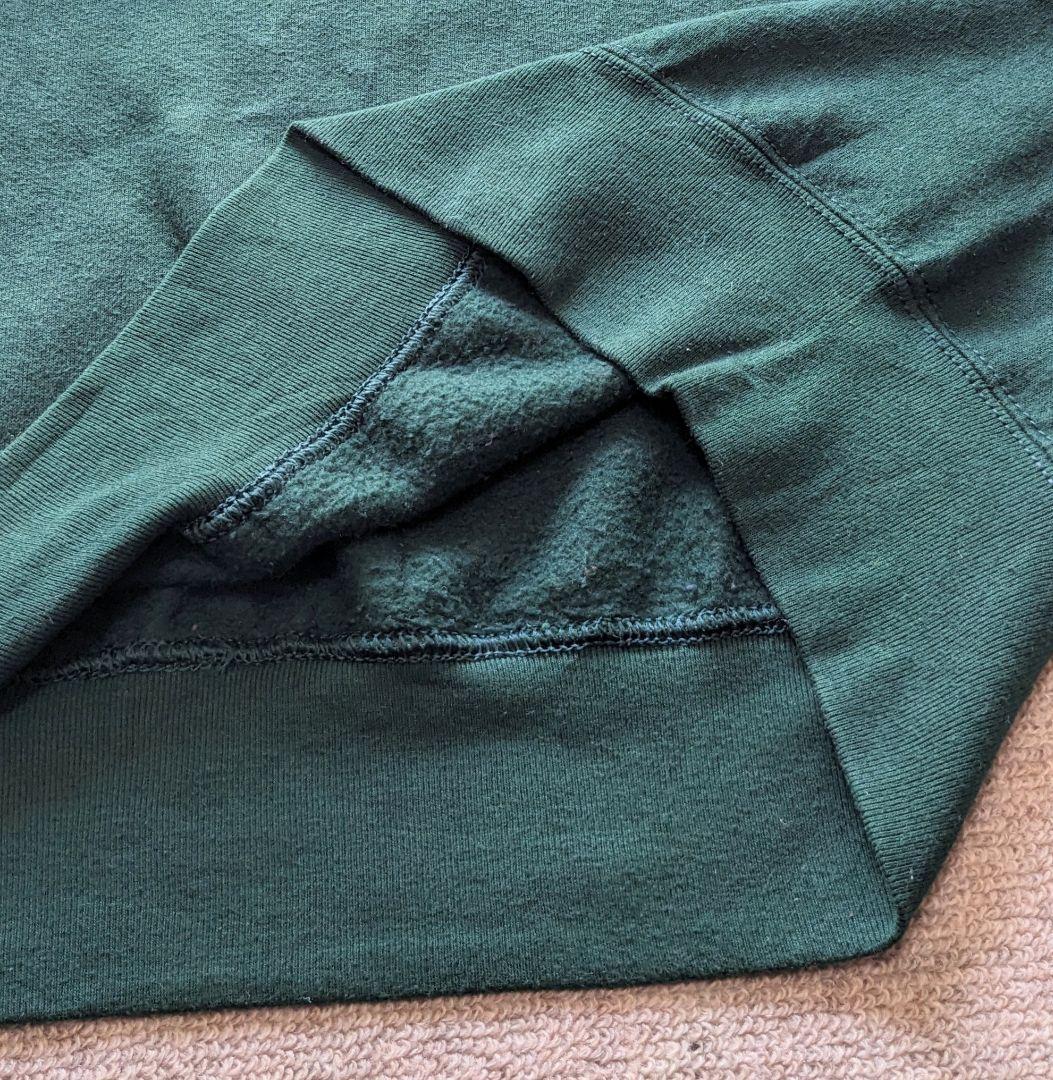 美品 90s BVD スウェット USA製 XL ブランク グリーン 古着