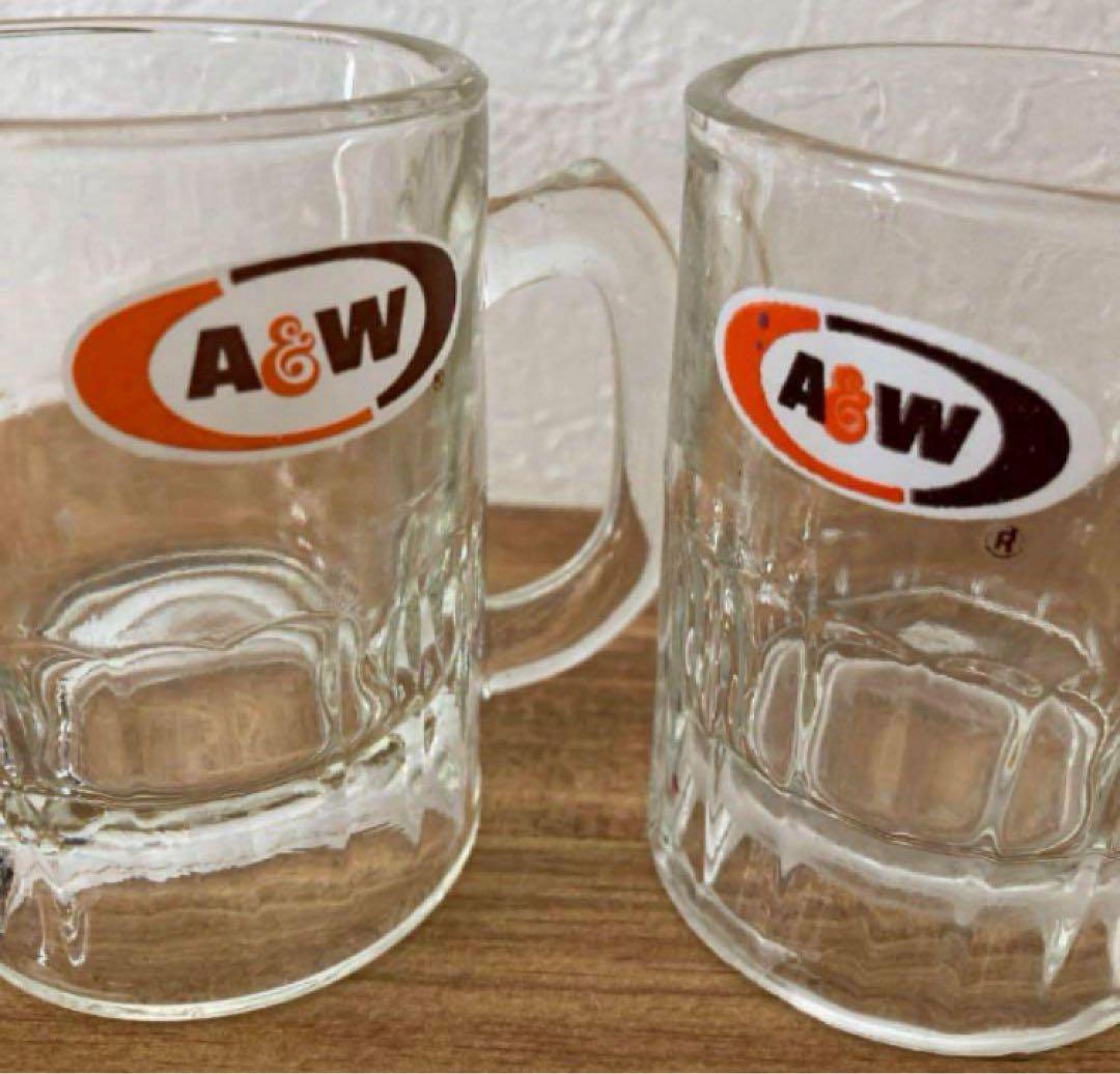 A&W エンダー プラスチック製 ビアジョッキ セット A&W エンダー ミニジョッキ グラス 2つセット - メルカリ