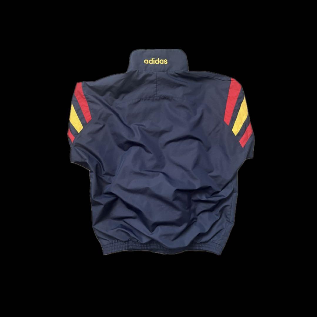 レアadidasサッカー復刻ロゴスペイン代表1996ウーブントラックジャケット レアadidasサッカー復刻ロゴスペイン代表1996ウーブントラック
