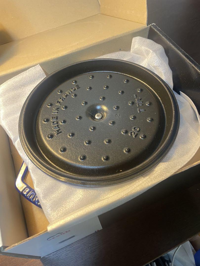 STAUB 鋳鉄製 両手鍋 ブルー 約22cm