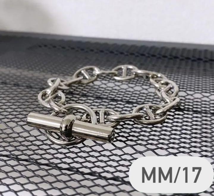 年末のプロモーション SV925 チェーンブレスレット シェーヌダンクルMM風 - ブレスレット