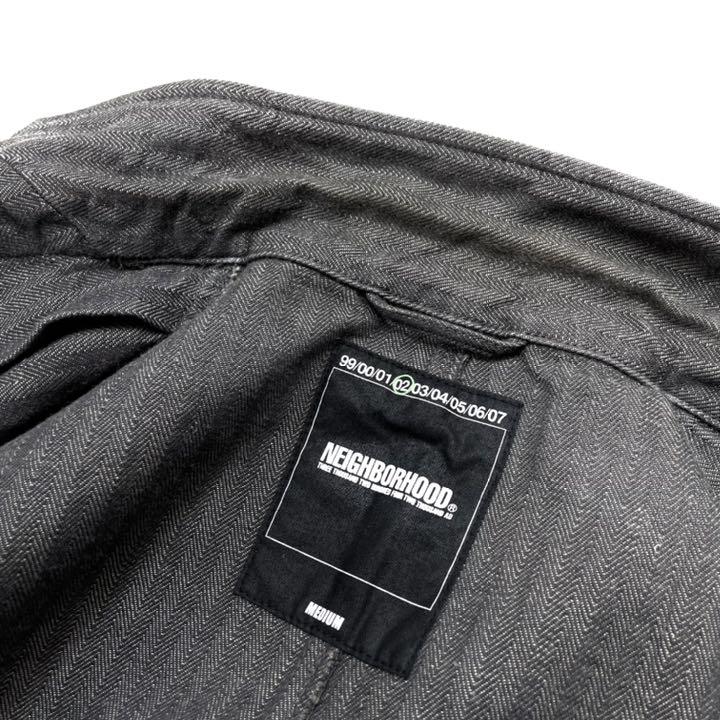 超目玉】 美品『NEIGHBORHOOD』salvation ジャケット ヘリンボーン - カバーオール 超目玉】 美品『NEIGHBORHOOD』salvation ジャケット ヘリンボーン - カバーオール