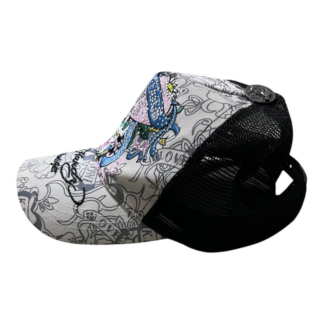 DON ED HARDY lames skull cap y2k・ギャル