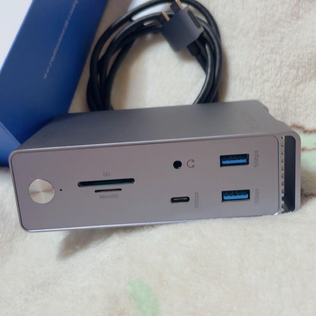 GIISSMO 14-IN-2 ドッキングステーション USB 変換ケーブル