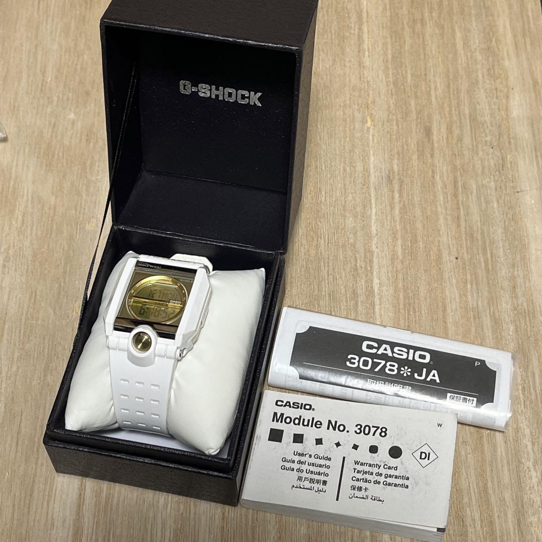 【超レアモデル美品】G-SHOCK G-8100LVゴールド ×ホワイト 完動品