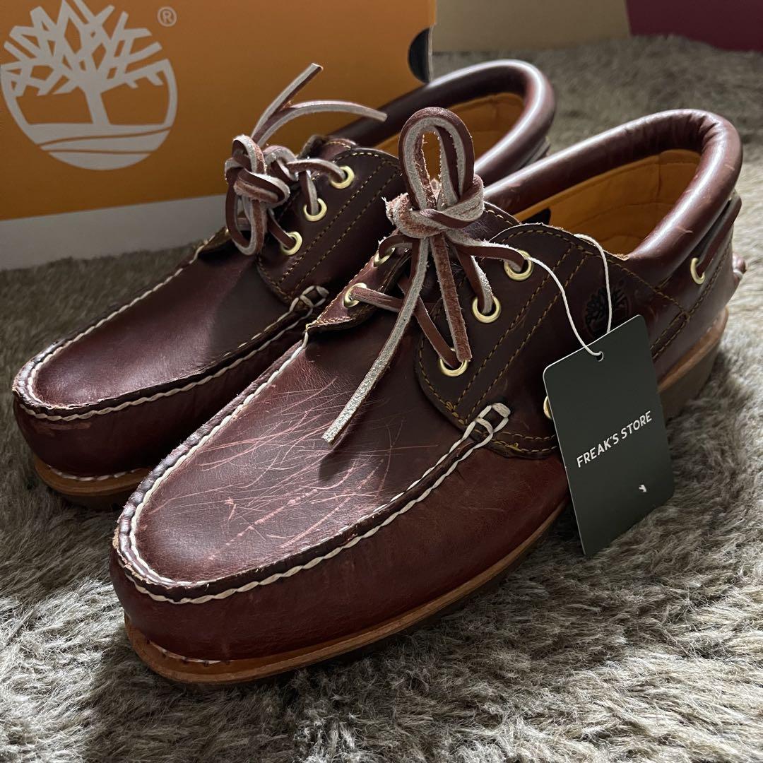新品 Timberland オーセンティックハンドソーンバーガンディ26cm 新品 Timberland オーセンティックハンドソーンバーガンディ26cm