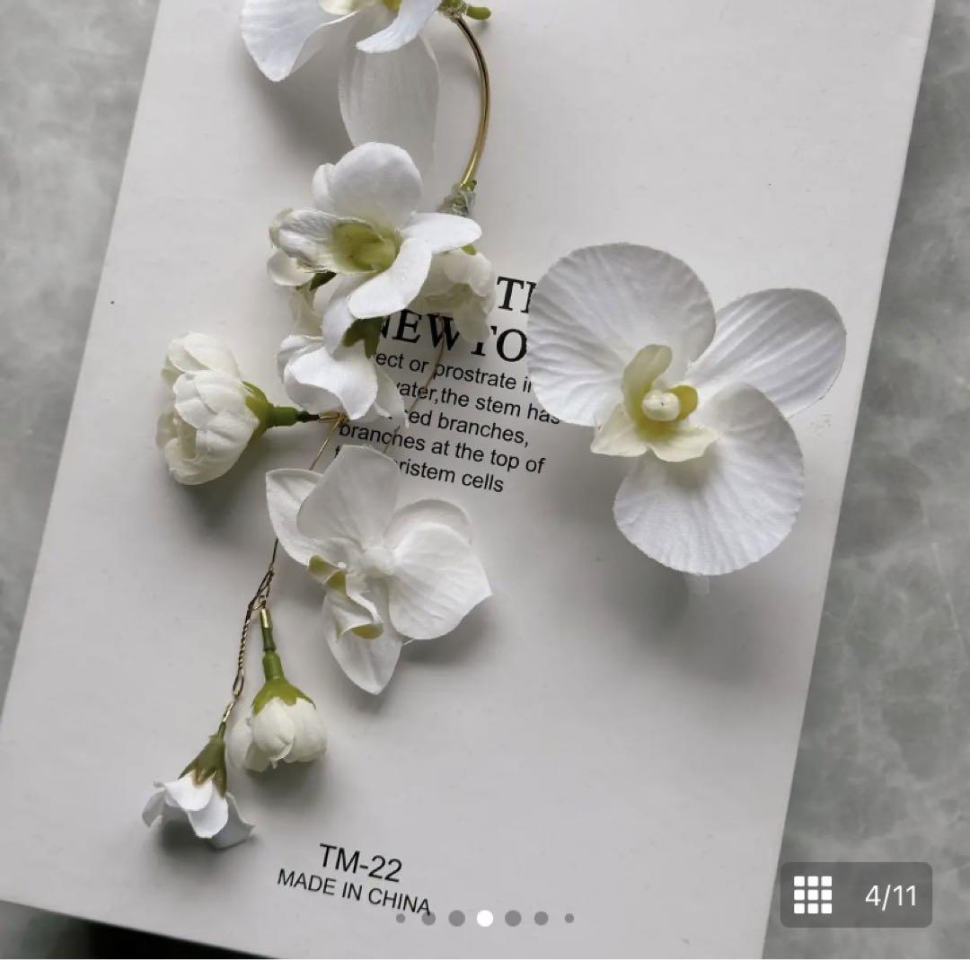 sassy フラワーイヤーカフ SASSY. フラワーイヤーカフ flower ear cuff ウェディング