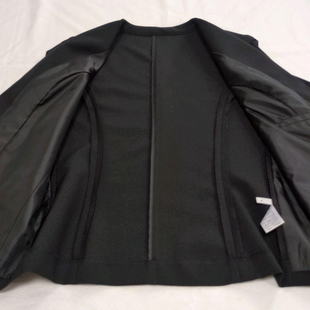エヌ ニッセン【大きいサイズ・未使用品】スカートスーツ ノーカラー ビジネス