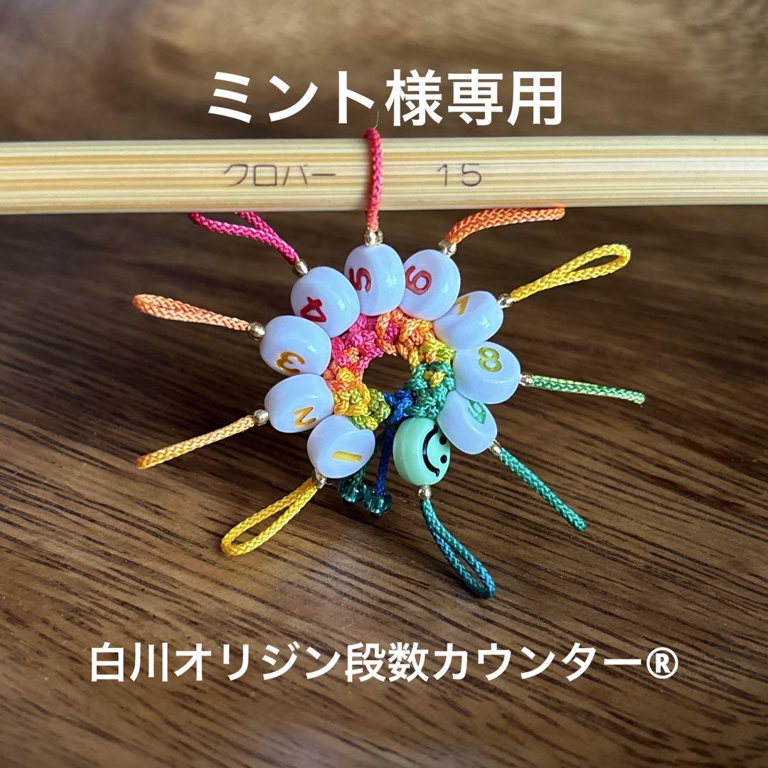 ミント様専用レインボー白川オリジン段数カウンター®カラー文字10count♥️