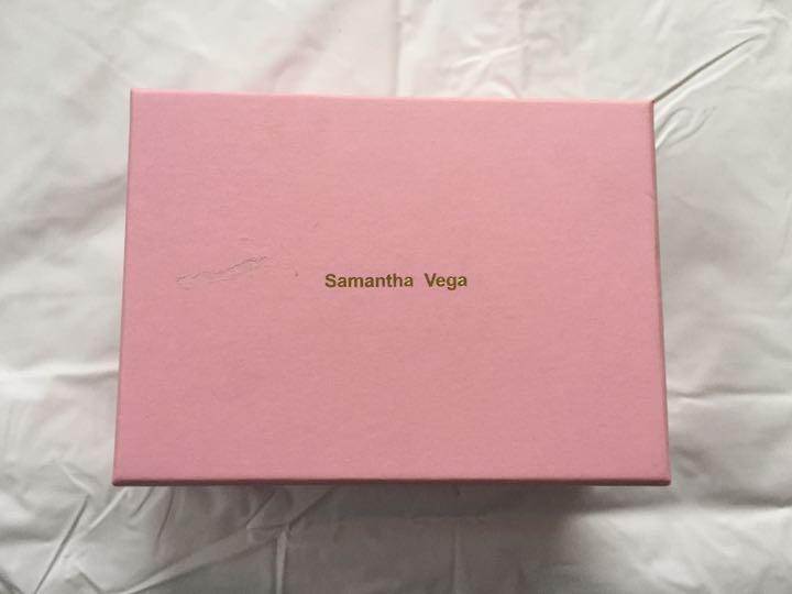 までの Samantha 黒 新品 箱入り 7sDMP-m34609297106 vega レディース 二つ折り財布 までの