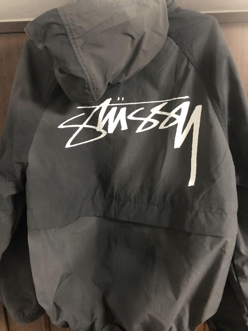 Stussy ブラック　シェルジャケット