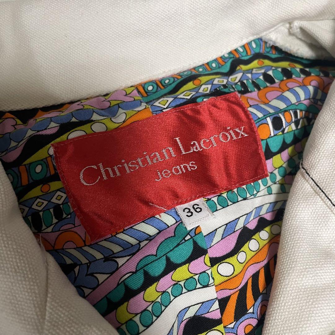 クリスチャンラクロワ デニムコート ホワイト