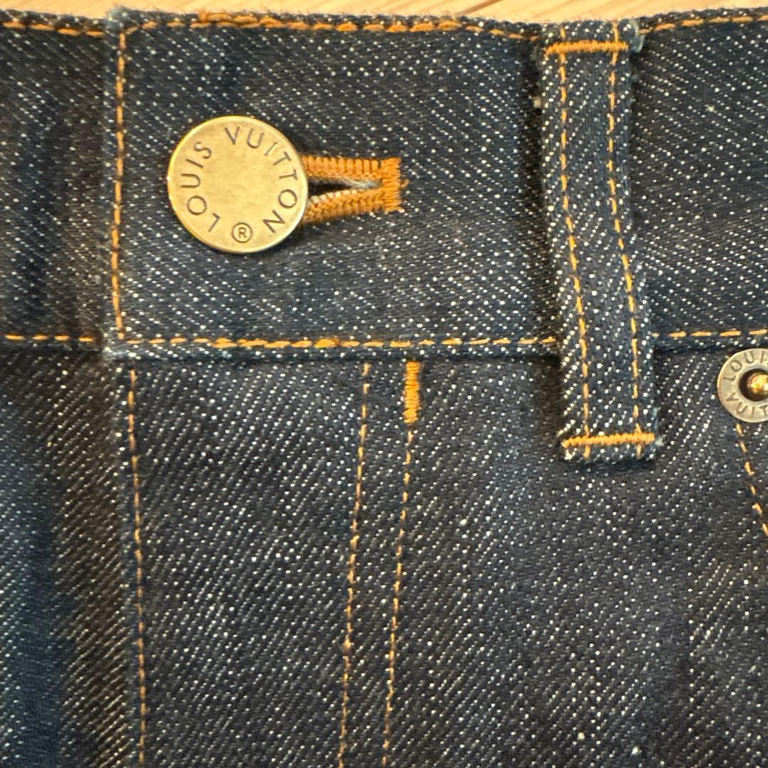 【新品未使用】Louis Vuitton ダークデニム ストレートデニム 【新品未使用】Louis Vuitton ダークデニム ストレートデニム