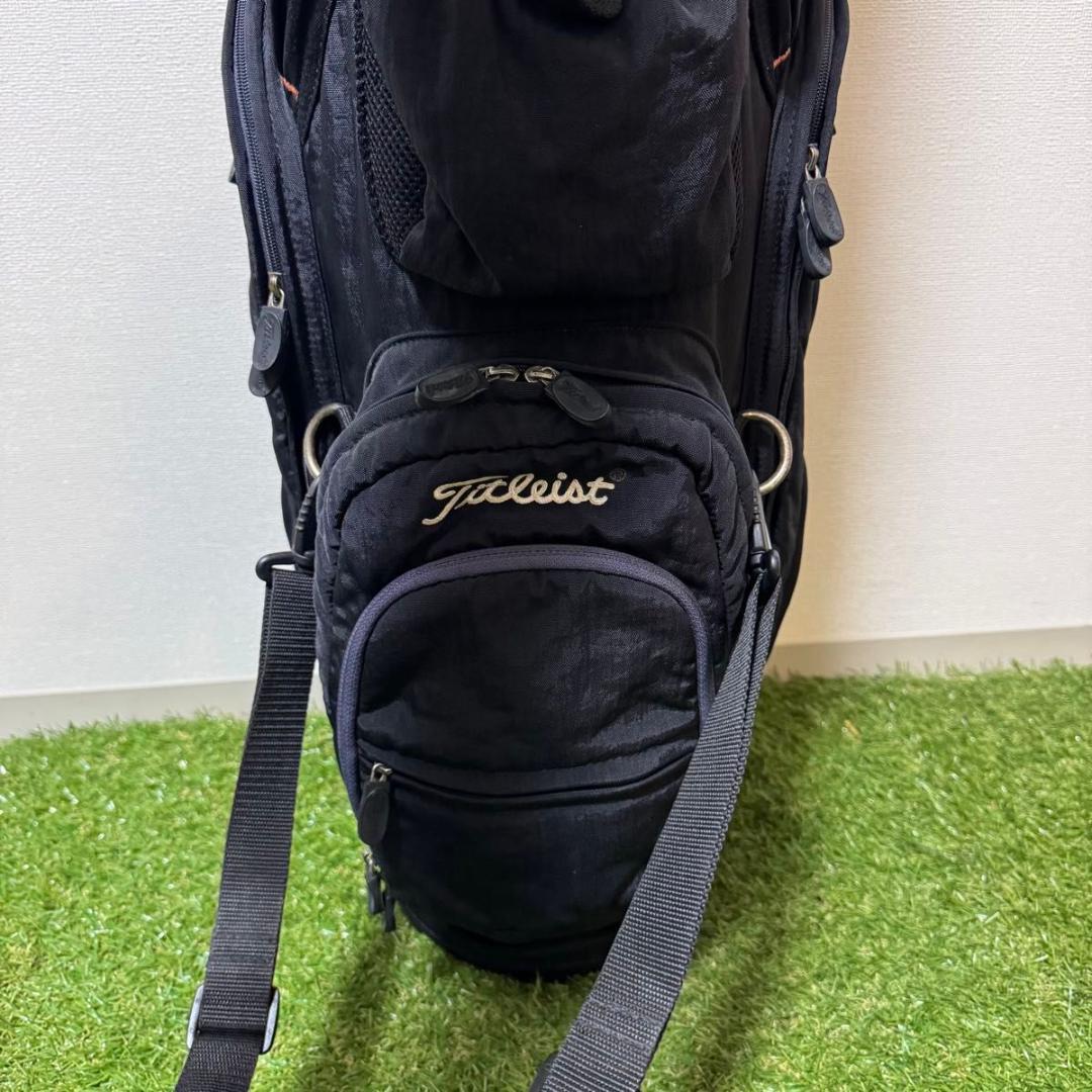 Titleist タイトリスト ナイロン 軽量 キャディバッグ ゴルフバッグ