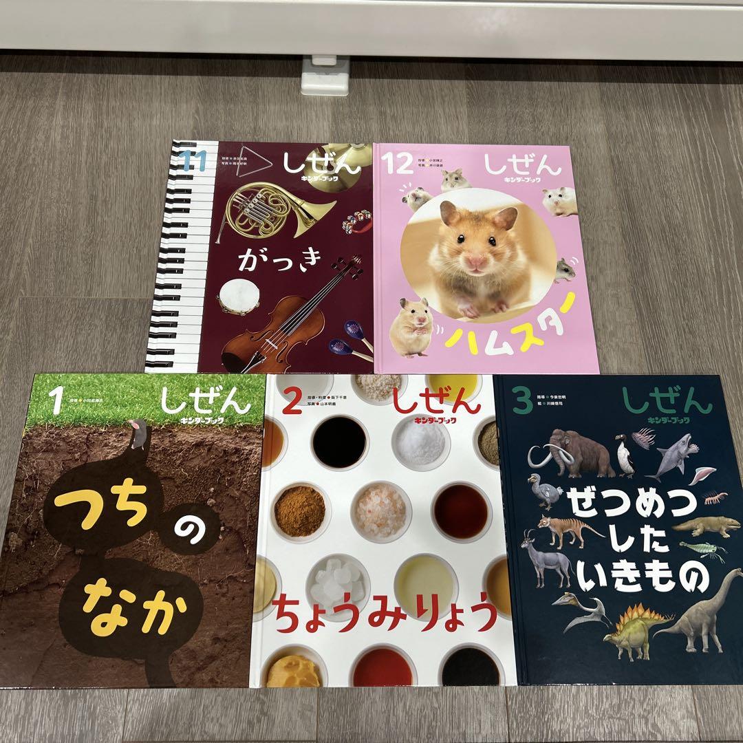 【メーカー直送】 キンダーブック 2023〜2024年 11冊セット しぜん 絵本・児童書