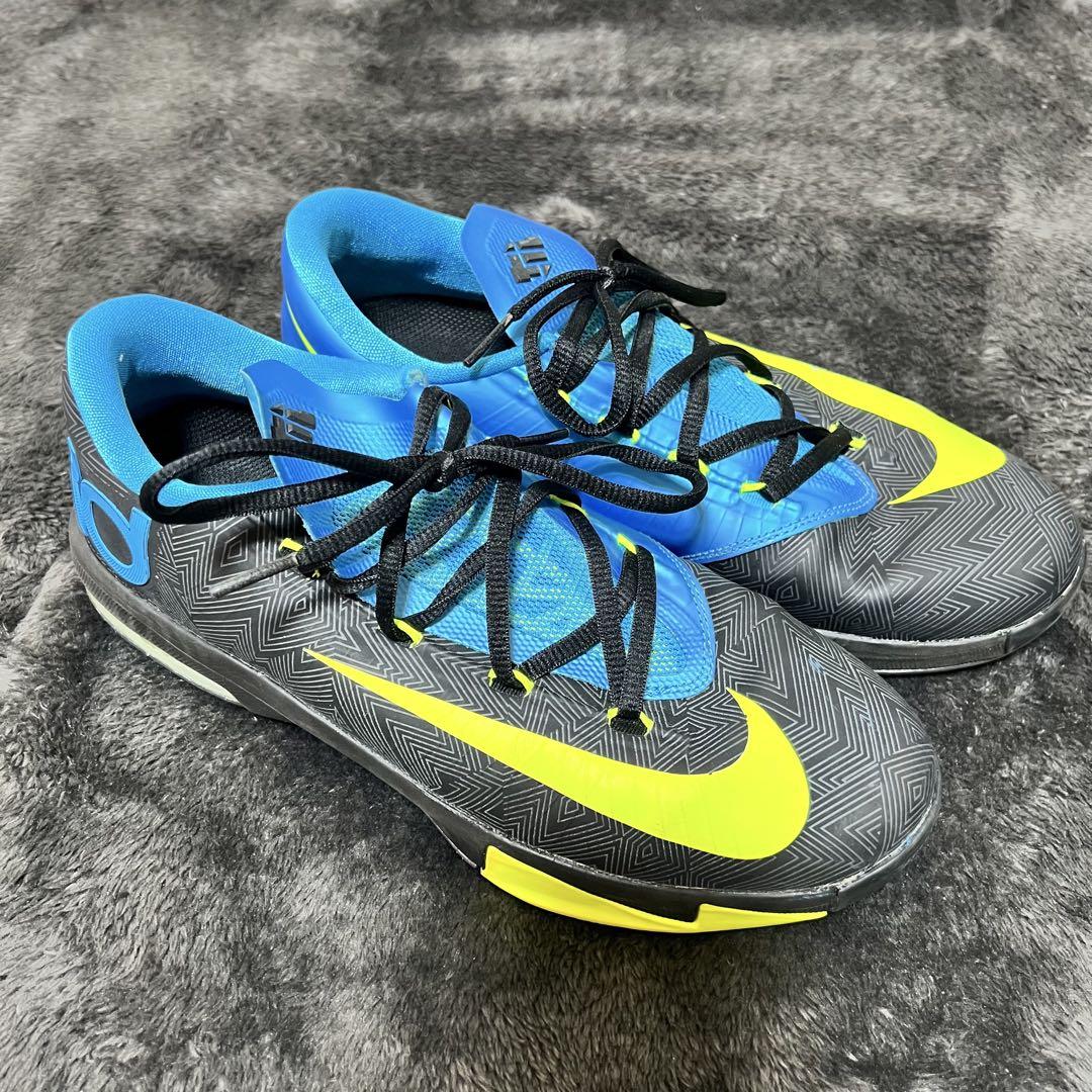 希少】Nike KD5 バスケットボールシューズ 黒/青/オレンジ