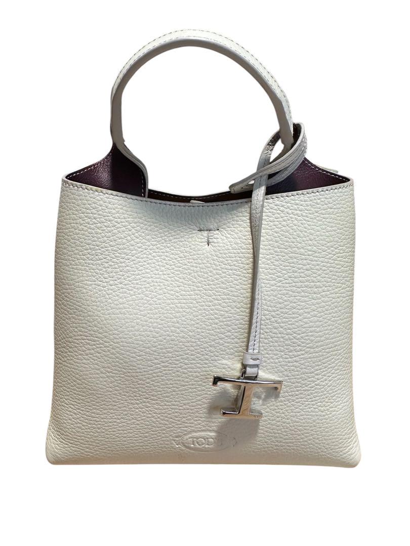 未使用 TOD'S トッズ レザーバッグ ミニ ホワイト