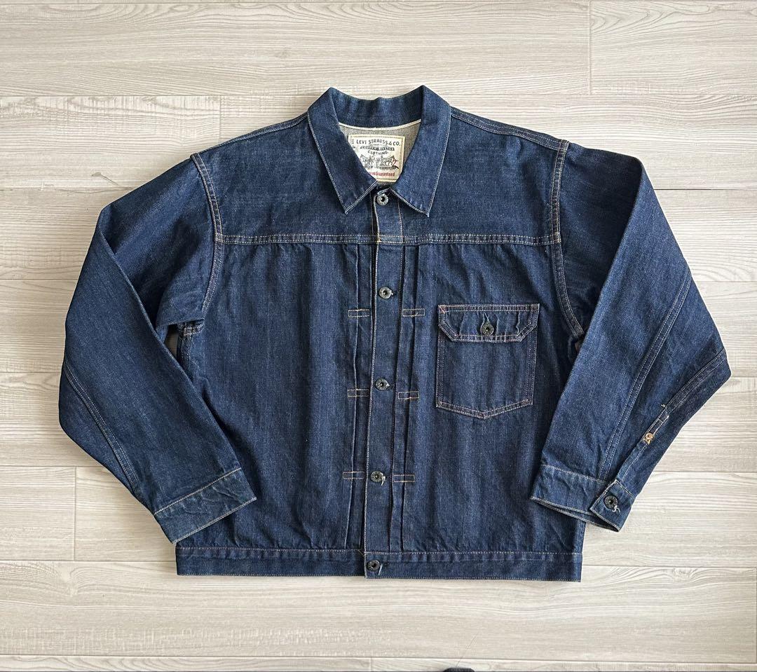 ワンウォッシュ リーバイスLVCデニムジャケット 44 Lot 213