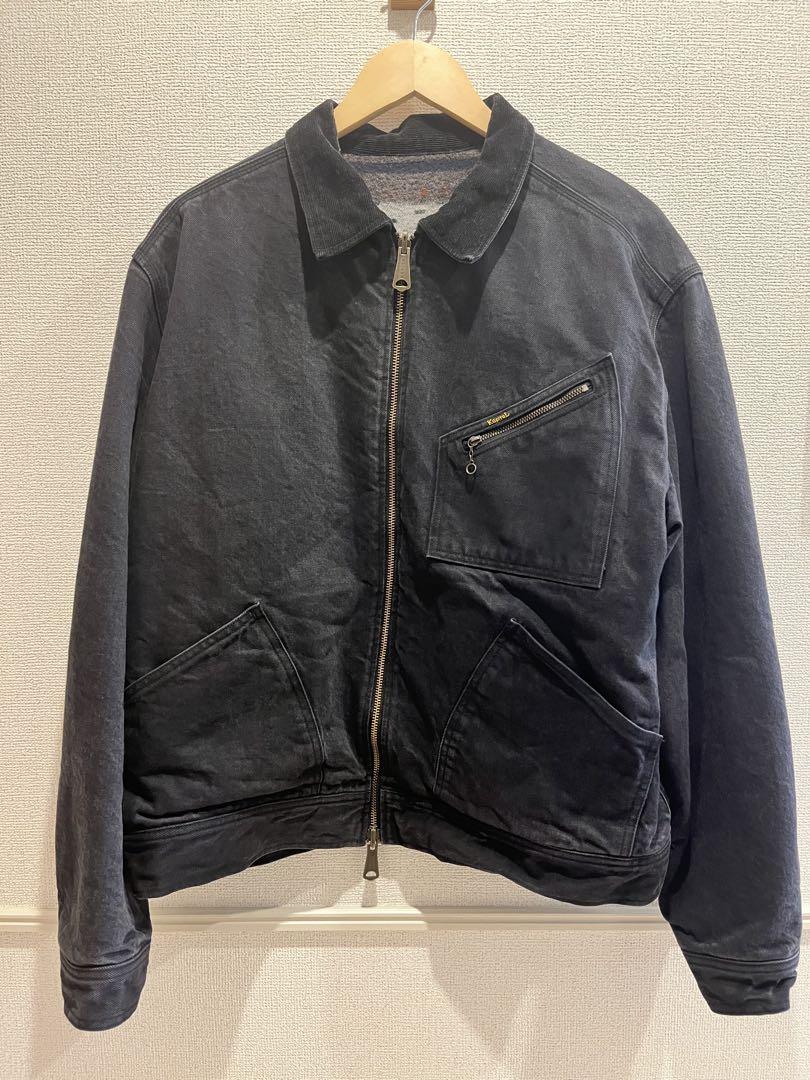 kapital bone ライニング リバーシブル ワークJKT ブラック