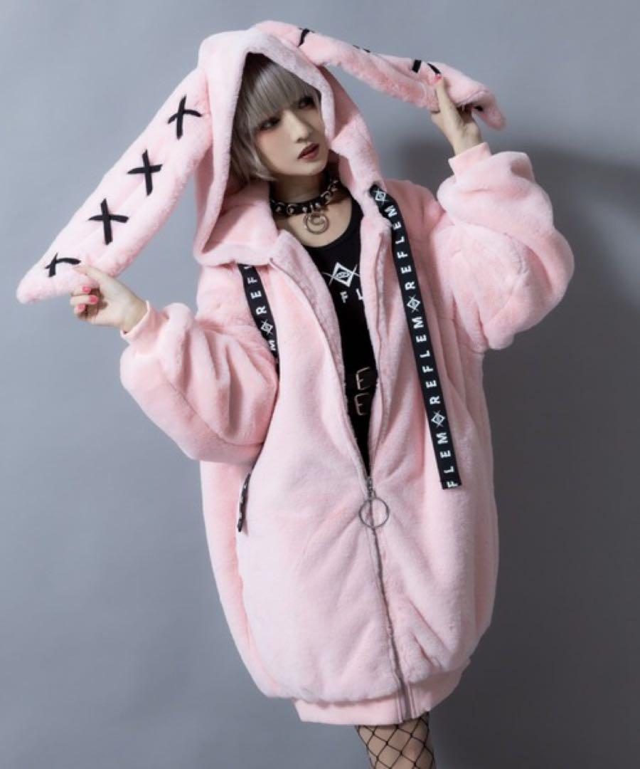 夏限定価格】レフレム うさ耳 ファーコート ジャケット・アウター