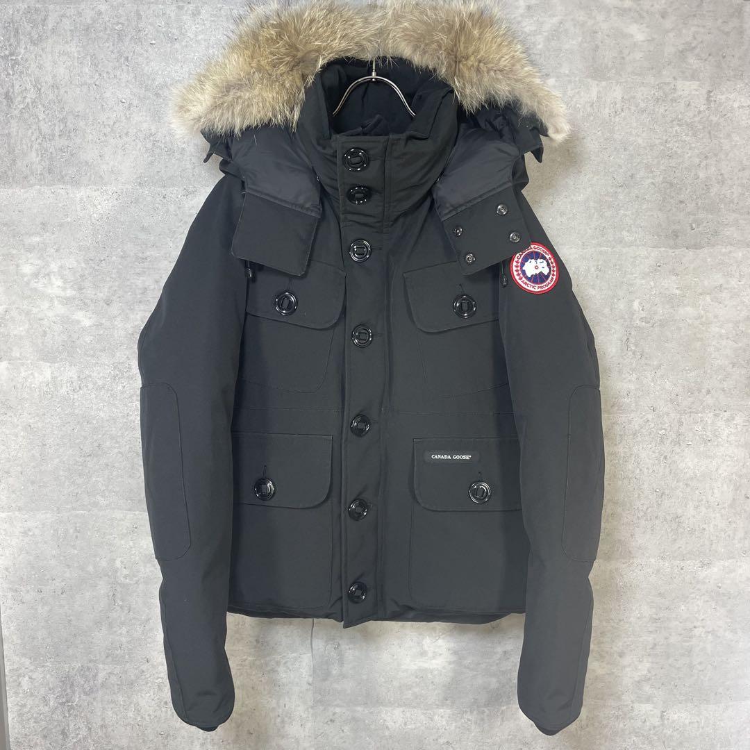 【美品】CANADAGOOSE ラッセルパーカ　ブラック　Sサイズ 2301JM