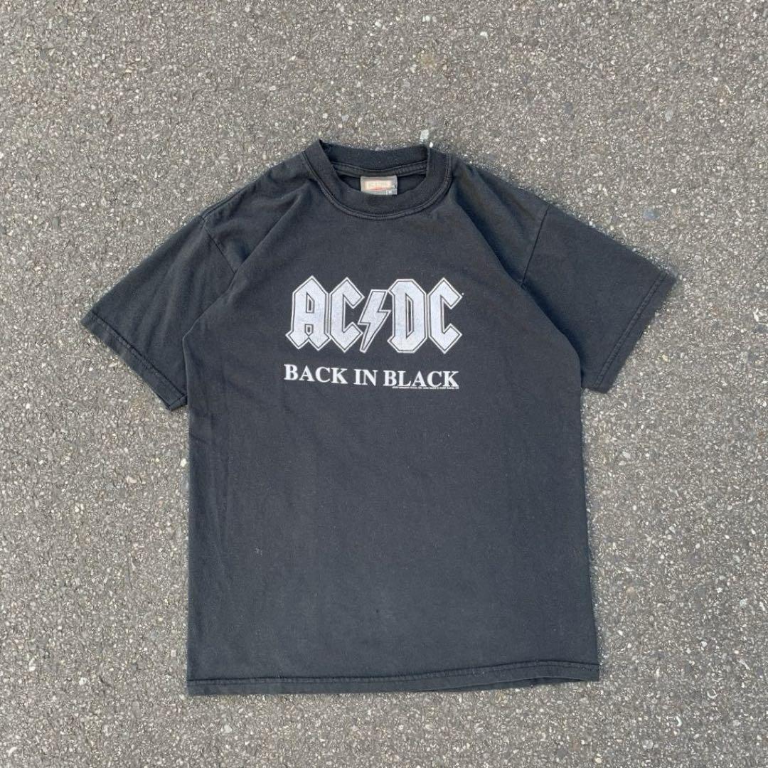 00s BC ETHIC ACDC バンド Tシャツ プリント M