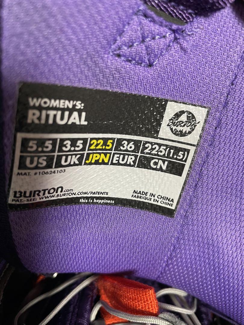 Burton  リチュアル　　22.5センチ
