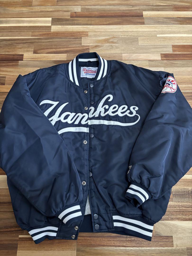 MLB ニューヨーク・ヤンキース 中綿 ナイロンスタジャン 90s