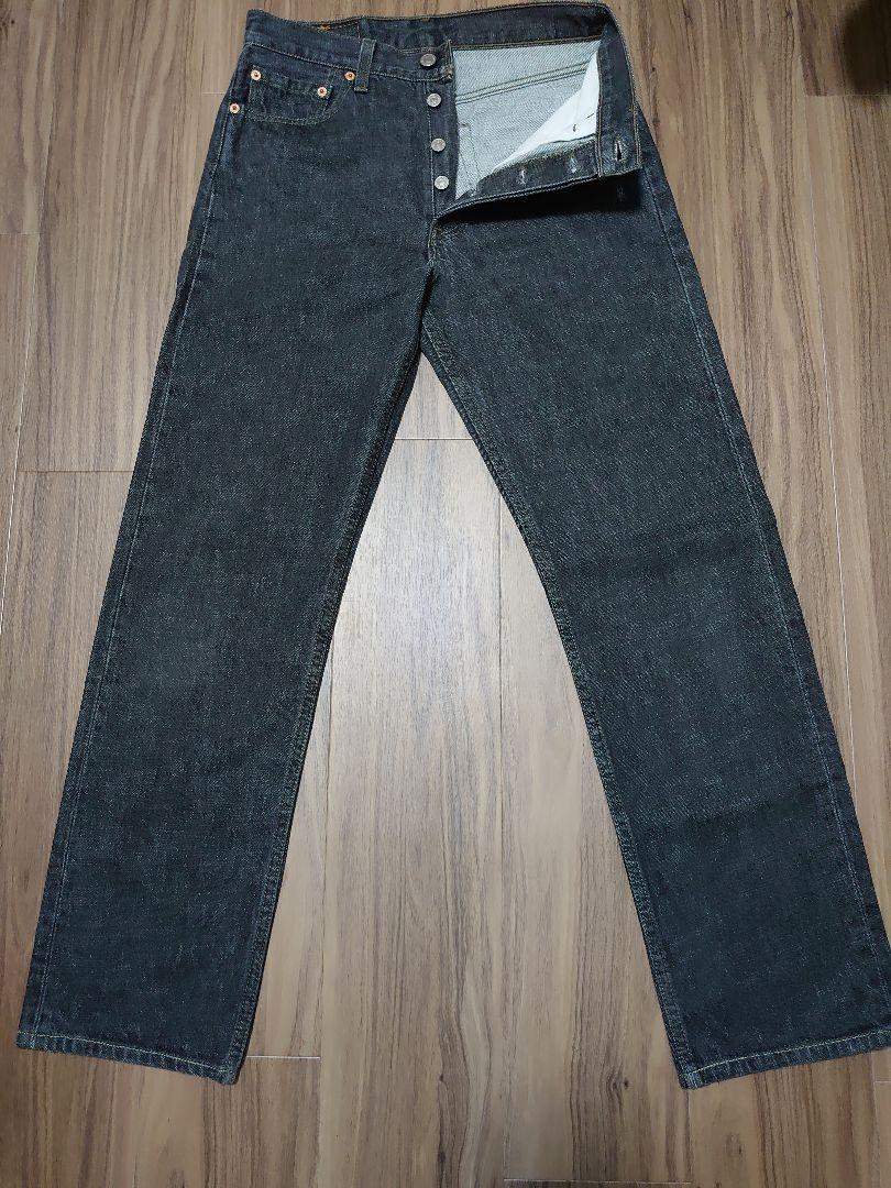 【美品】リーバイス501　w29　アメリカ製90s　ブラック　デニムジーンズ