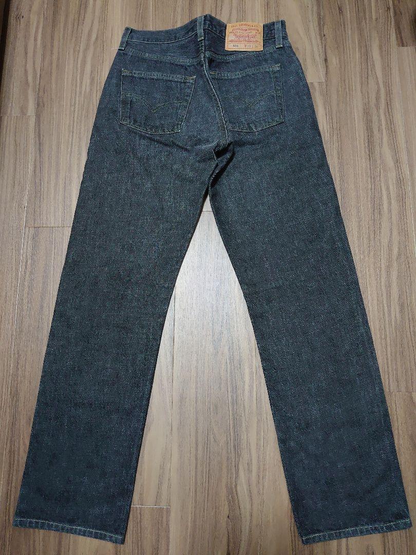 【美品】リーバイス501　w29　アメリカ製90s　ブラック　デニムジーンズ