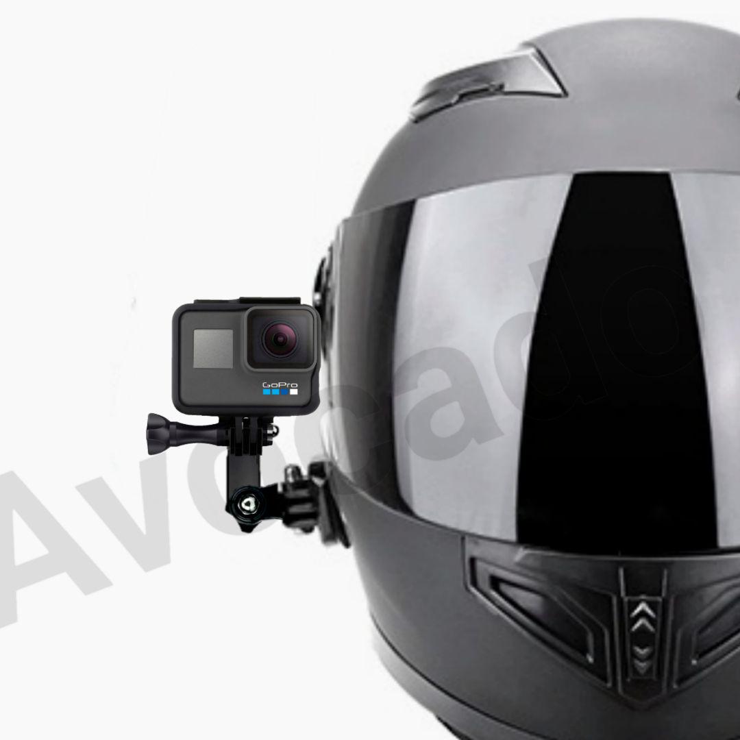 メルカリ 改良版 Gopro対応 ヘルメット フラットマウント デジタルカメラ 1 196 中古や未使用のフリマ