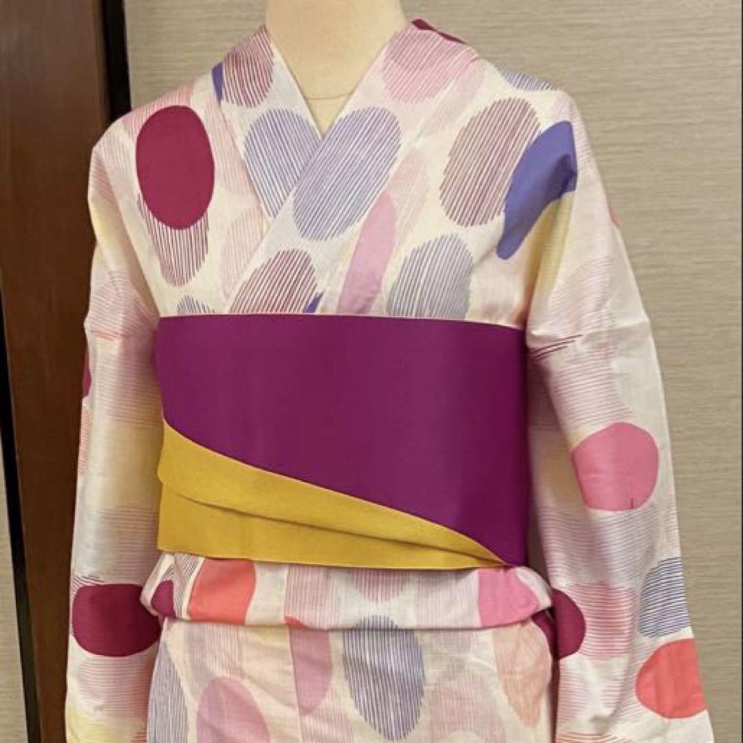 1点のみ 浴衣 レディース Y41 ピンク 紫 青 ゆかた 女物