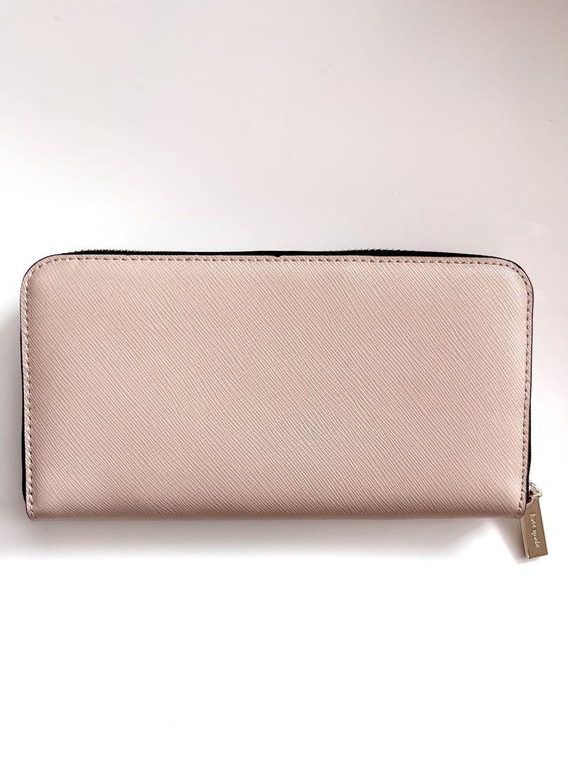 【新品未使用保管品】kate spade 長財布 バイカラーブラック/ベージュ