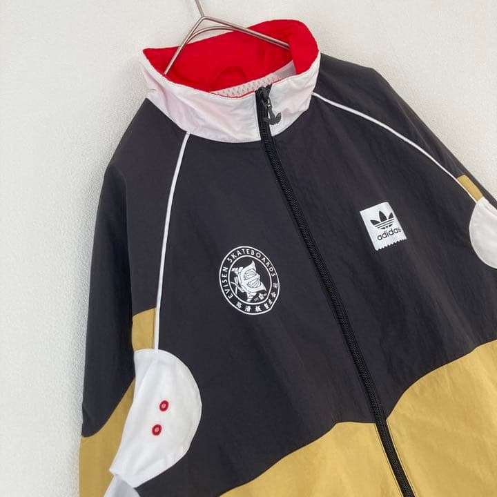 消費税無し 【激レア】adidas originals ナイロンジャケット M EVISEN