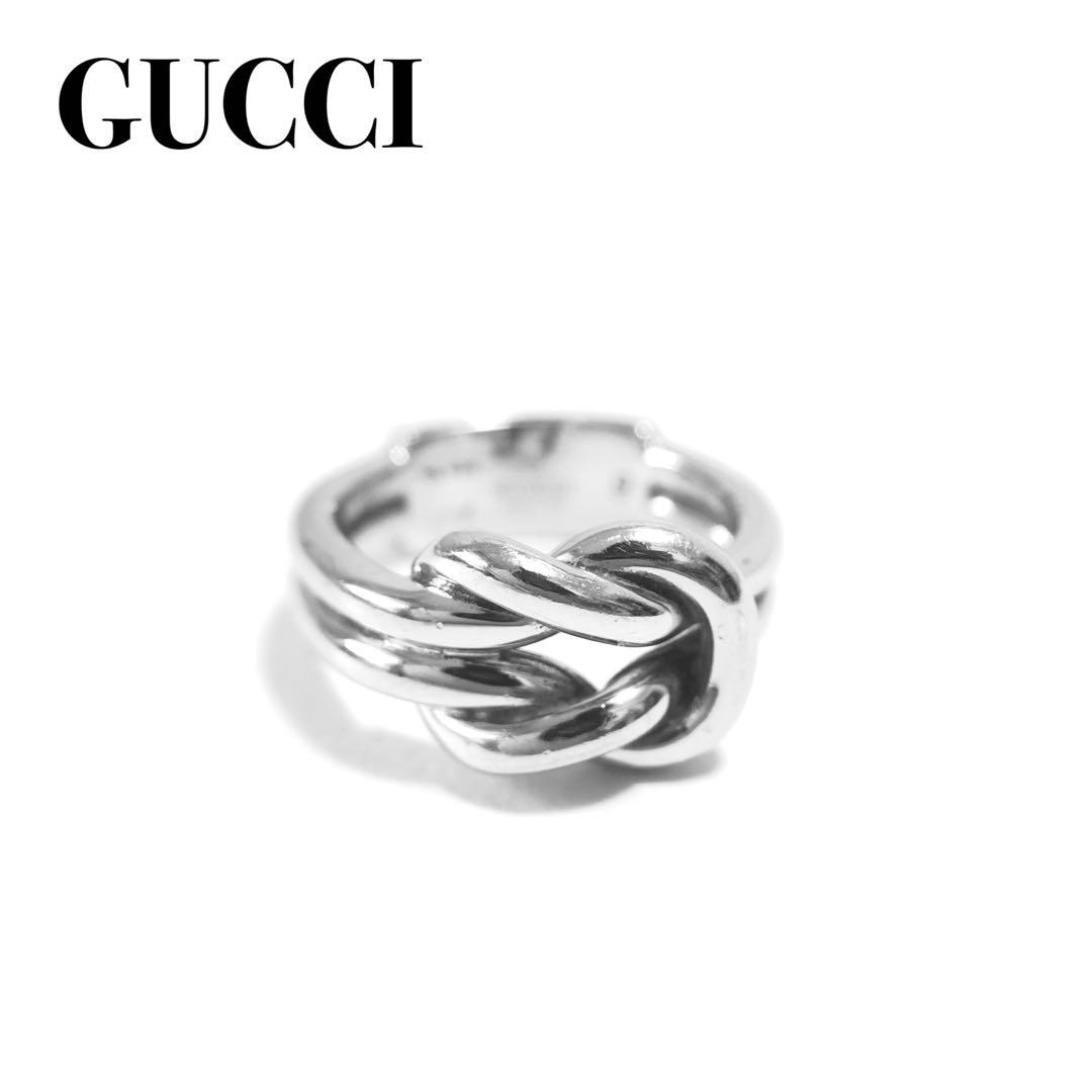 GUCCI ノット インフィニティ リング シルバー M245008