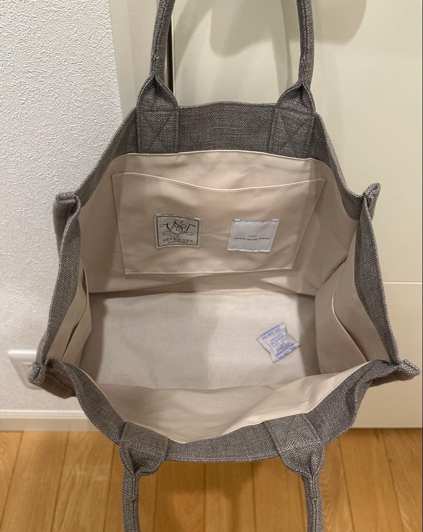 SEVEN TEN セブンテン パレスホテル 白鳥オリジナルエコトート 大 SEVEN TEN セブンテン パレスホテル 白鳥オリジナルエコトート 大