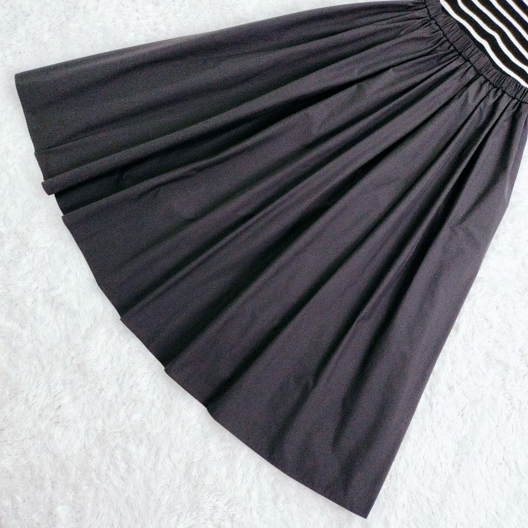 【人気完売品】ANAYI アナイ　タフタコンビドッキングワンピース　ロング