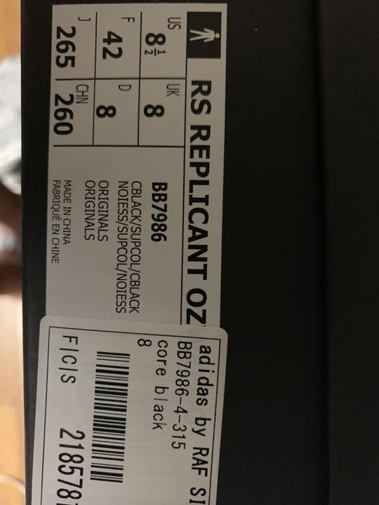 新品正規店 ラフシモンズ RAF SIMONS OZWEEGO XhBvI-m34646974323 オズウィーゴ 好評大特価