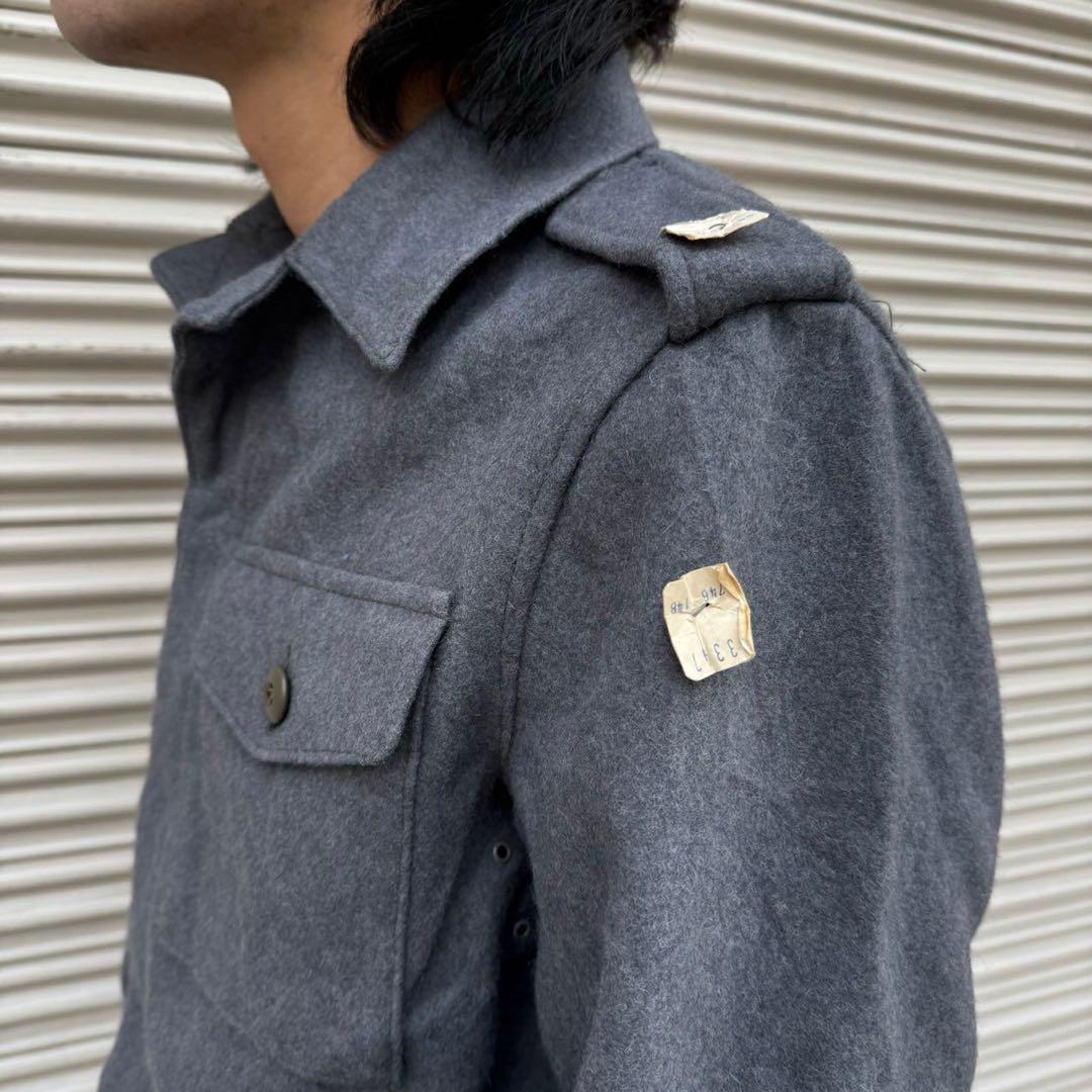 デッドストック 80s フィンランド軍 実物 M65 ウールジャケット グレー
